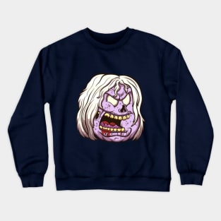 Female Zombie Head Crewneck Sweatshirt